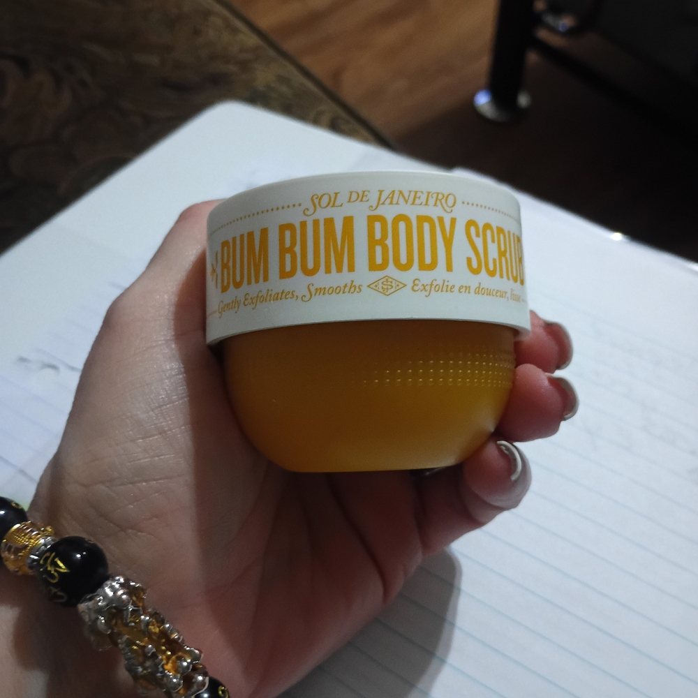 Sol de Janeiro Bum Bum Body Scrub - Vibrant Yellow 75ml BNWOB STILL SEALED